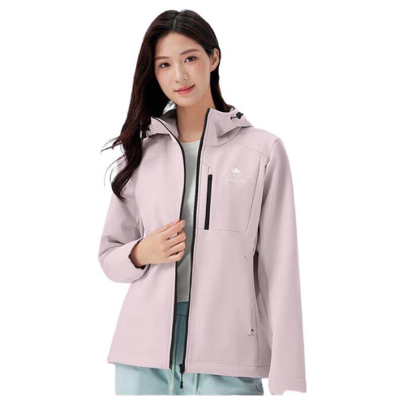 Camel Outdoor Fleece-Lined Softshell Jacket M