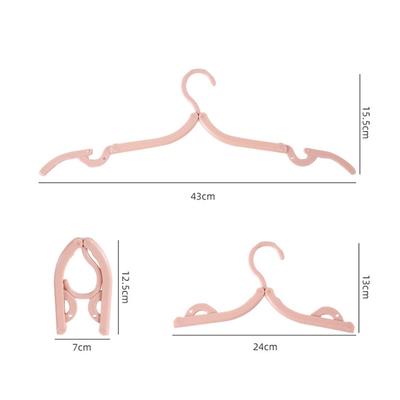 Folding Clothes Hanger, Portable Travel Clothes Hanger, El Travel Clothes Hanger, Does Not Occupy Space, Home Storage Accesso