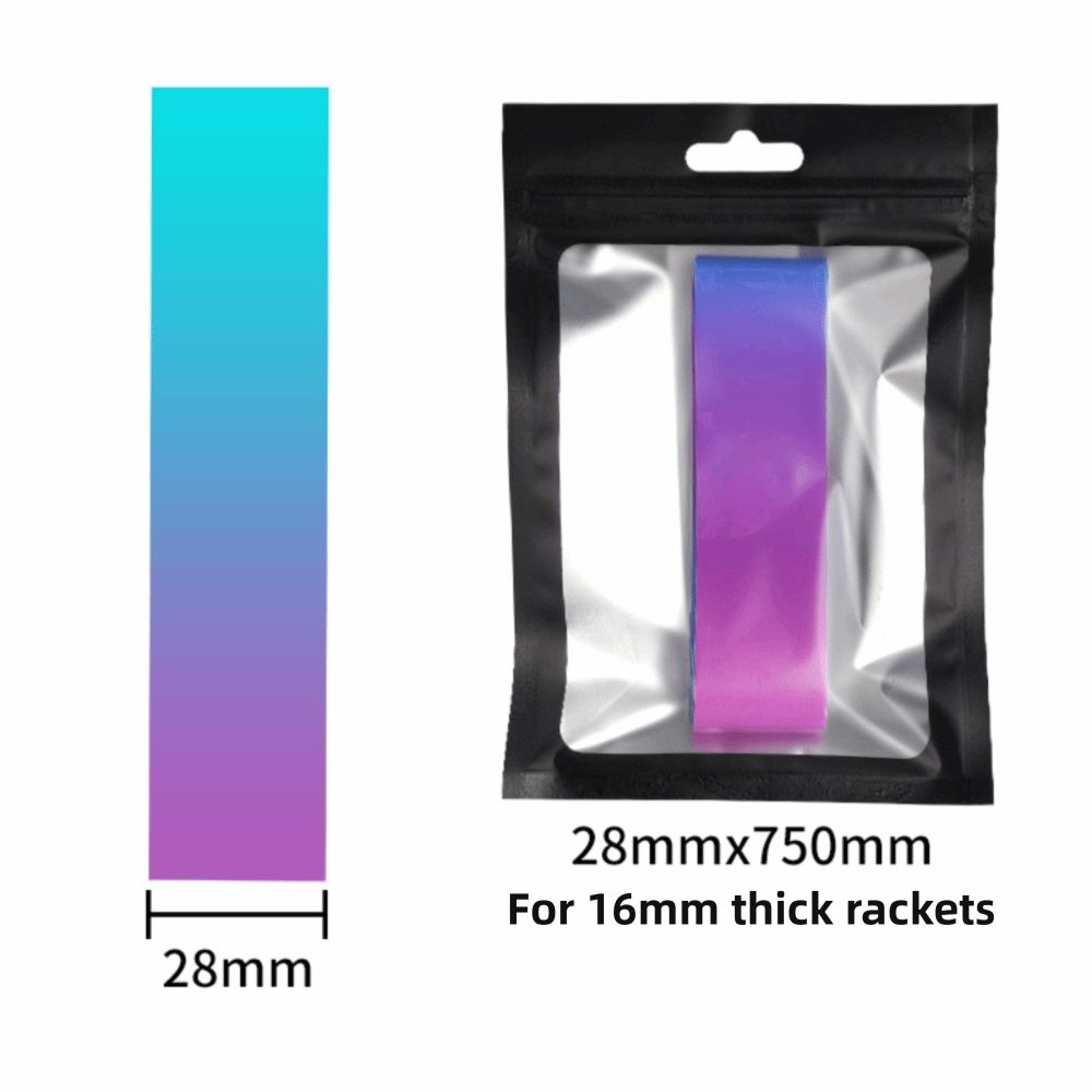 Gradient Color Paddle Head Edge Tape Shock Absorption Frame Protective Tape  Tournament Use