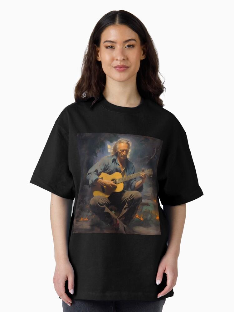 Gordon Lightfoot Echoes of the Canadian Troubadour Oversized T-Shirt