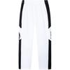 Anta Basketball Series Color Block Comfortable Lace-Up Casual Pants Men Bottoms Pure-White Basic-Black 152441333-1