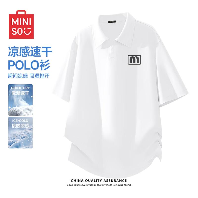 MINISO Men's Ice Silk Polo T-Shirt