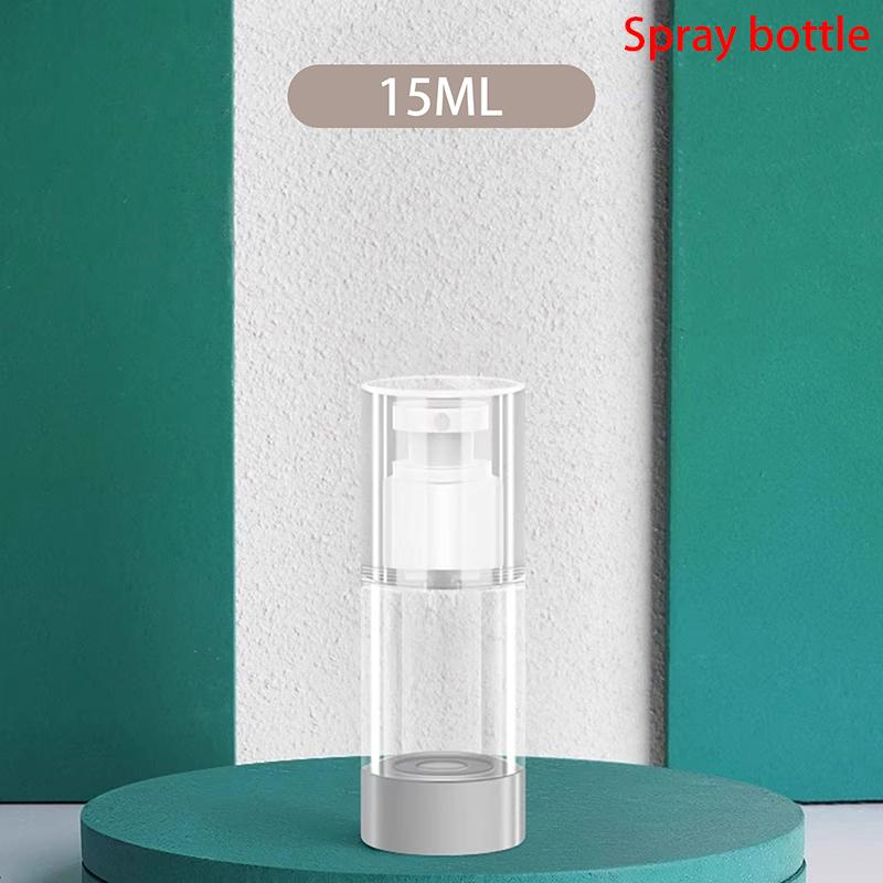 Clear Airless Pump Bottles – 15ml To 100ml, Travel-Friendly Containers for Creams, Gels, and Lotions