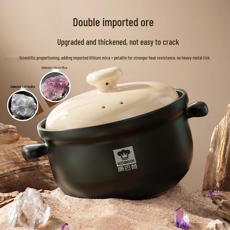 Konbach Ceramic Titanium Glaze Soup Pot