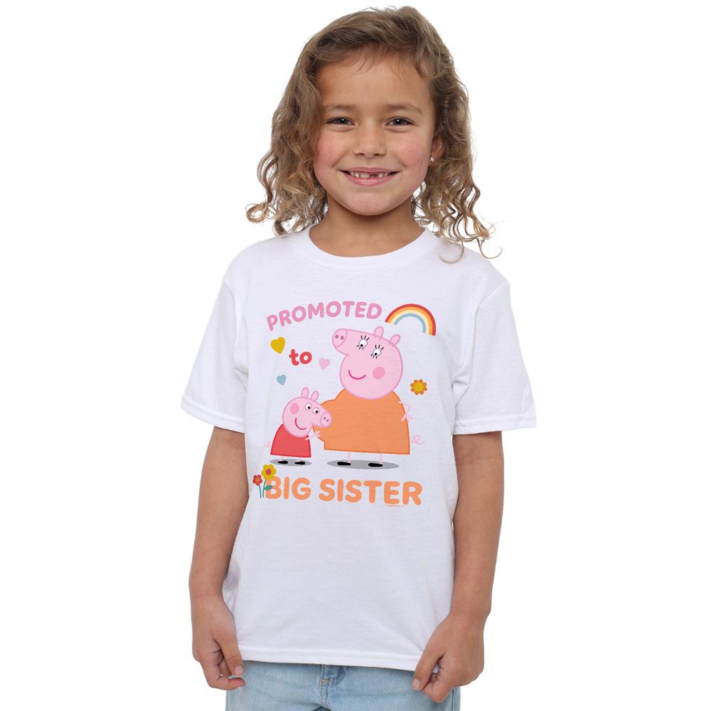Peppa Pig Childrens/Kids Promoted To Big Sister T-Shirt