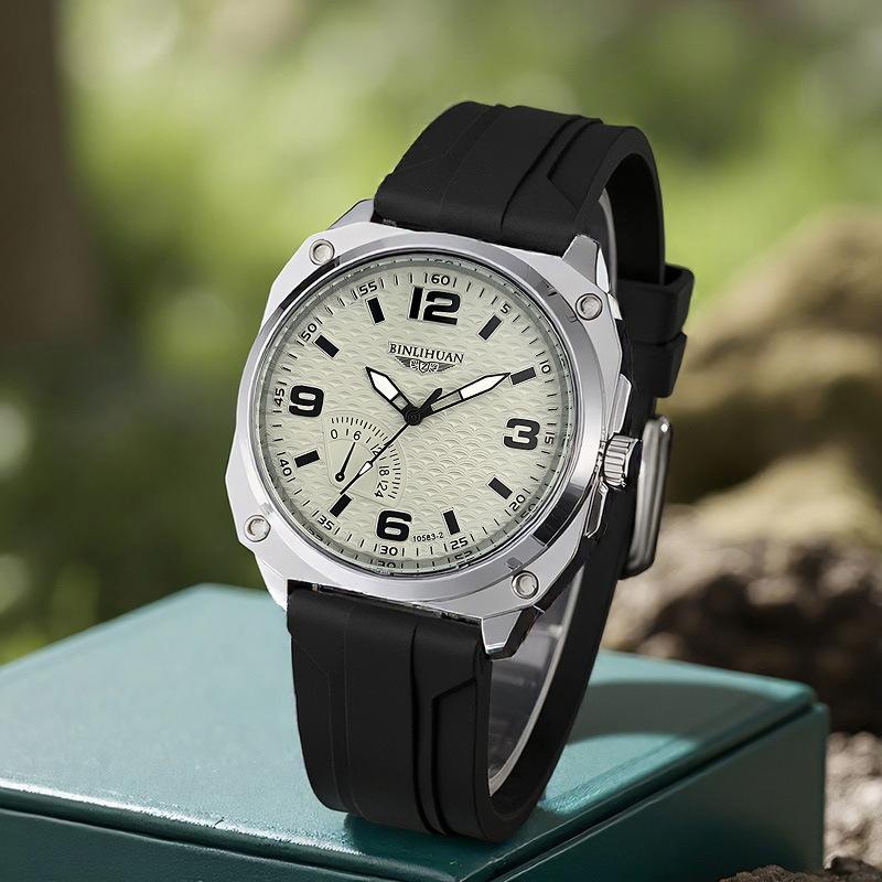 Men's Watch Casual Fashion Silicone Strap Quartz Watch