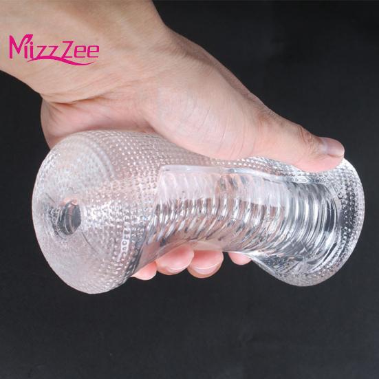 Masturbator Men's Masturbation Cup Transparent Eco-friendly Rubber Men Balanus Endurance Exercise Artificial Vagina