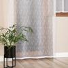 EVA - Ready-made jacquard curtain with a straight hem - 140x250 cm - white