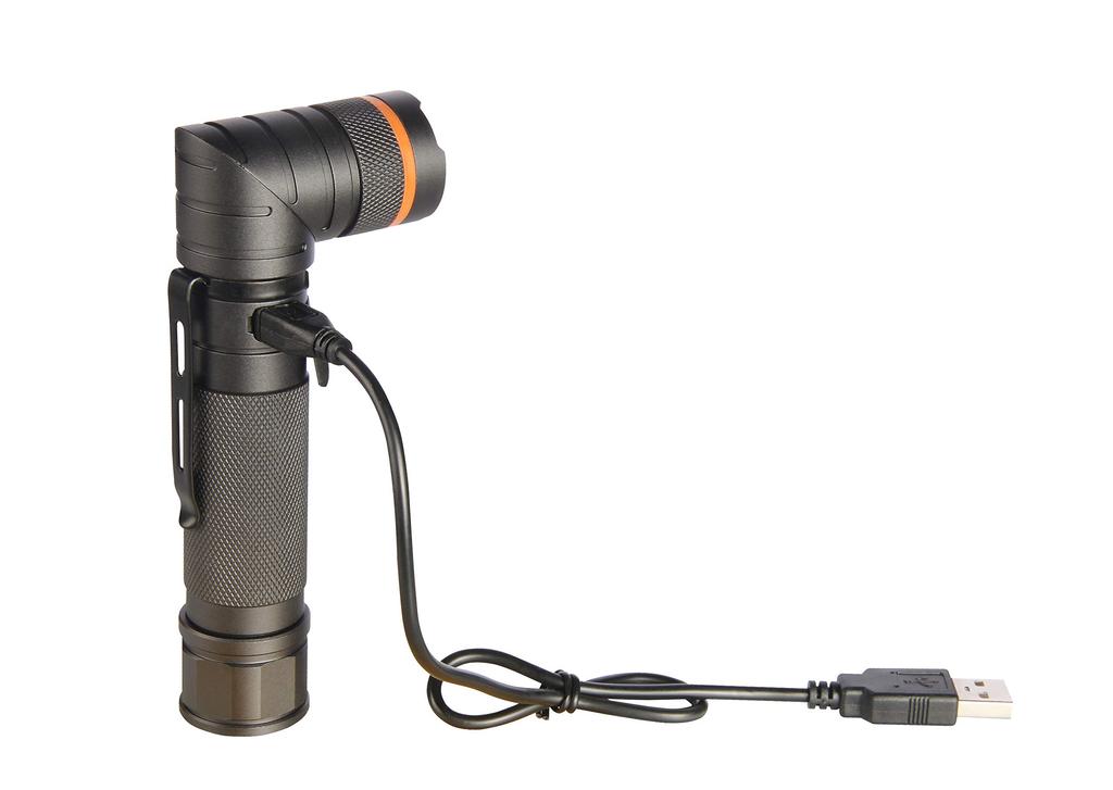 NICRON LED Handy Clip Chest Mountain B71Pro Light, L-Shaped, Swivel, Rechargeable, Included, Magnet, Light, Small, Hands-Free, Compact, Portable,