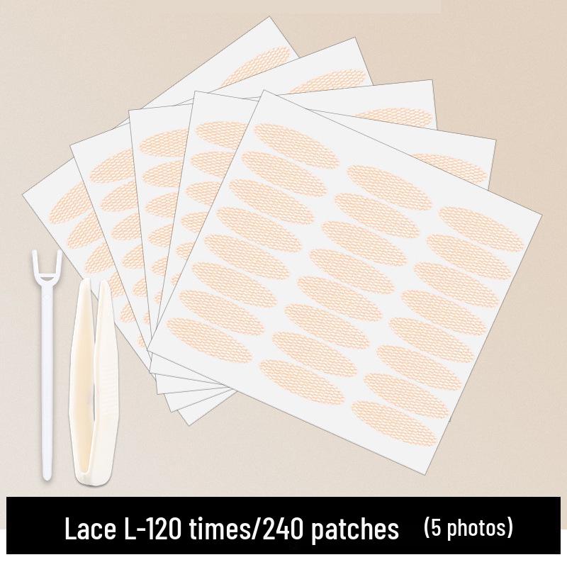 Invisible Water-Activated Lace Eyelid Tape - No Glue, Long-Lasting Fairy Eye Strips