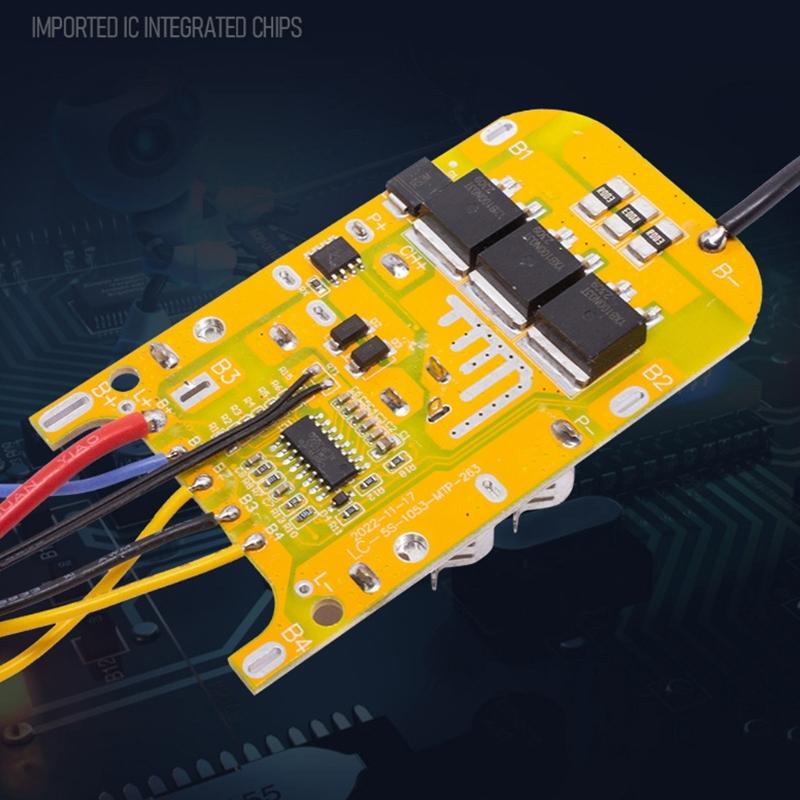 Module de Circuit Imprimé de Protections pour Batterie Li 80A 90A Pour Outils Électriques 21V Gestion de la Chaleur de la Batterie