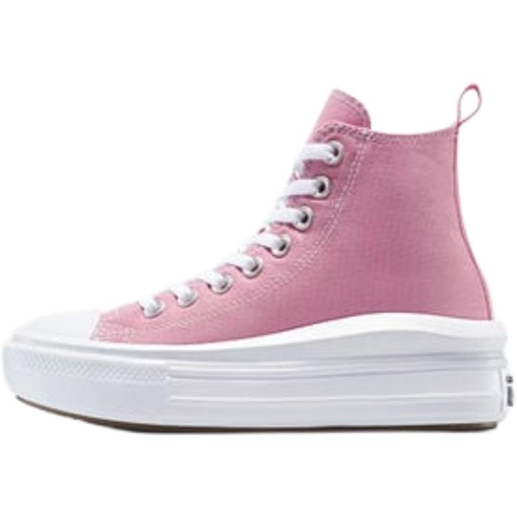 

Converse Chuck Taylor All Star Move Platform High GS Розовый Белый Черный Детские Кроссовки A13128C 35.5