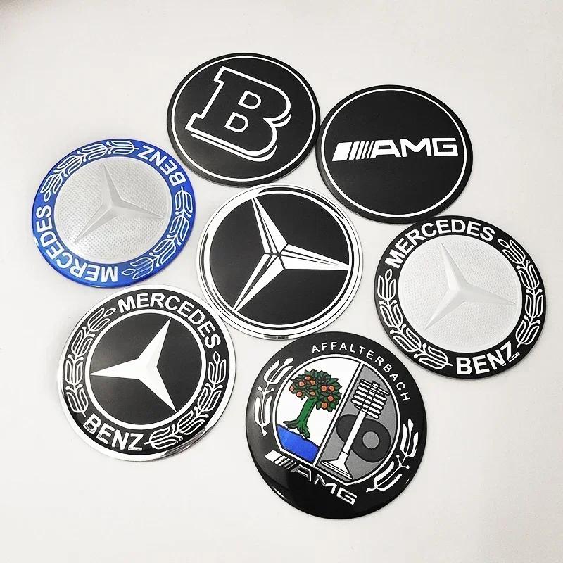 C200 E200 Für Mercedes Benz 56mm 60mm 65mm 75mm Auto Radnabenkappe Emblem Aufkleber Für Mercedes Benz W204 W205 W212 W213 W