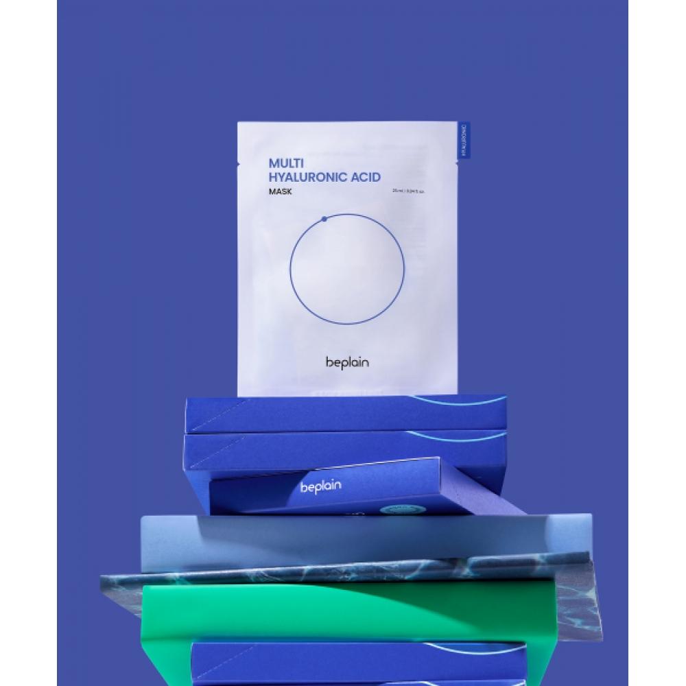 Beplain Moisturizing Soothing Multi Hyaluronic Acid Mask 20 Sheets none