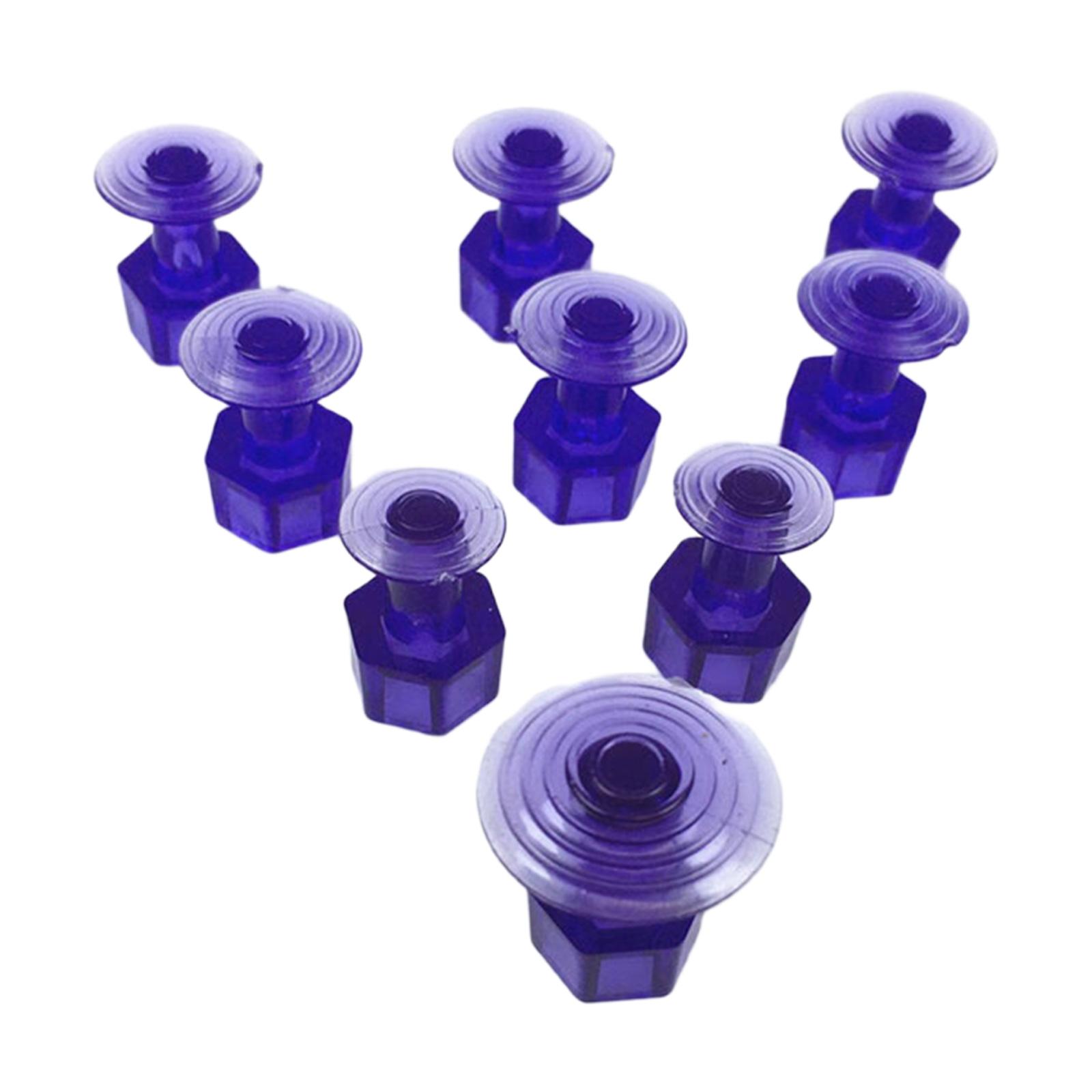 Auto Maintenance Tool Dent Puller Damage Removal Dent Removal Pulling 9pcs Dent Repair Tool фиолетовый