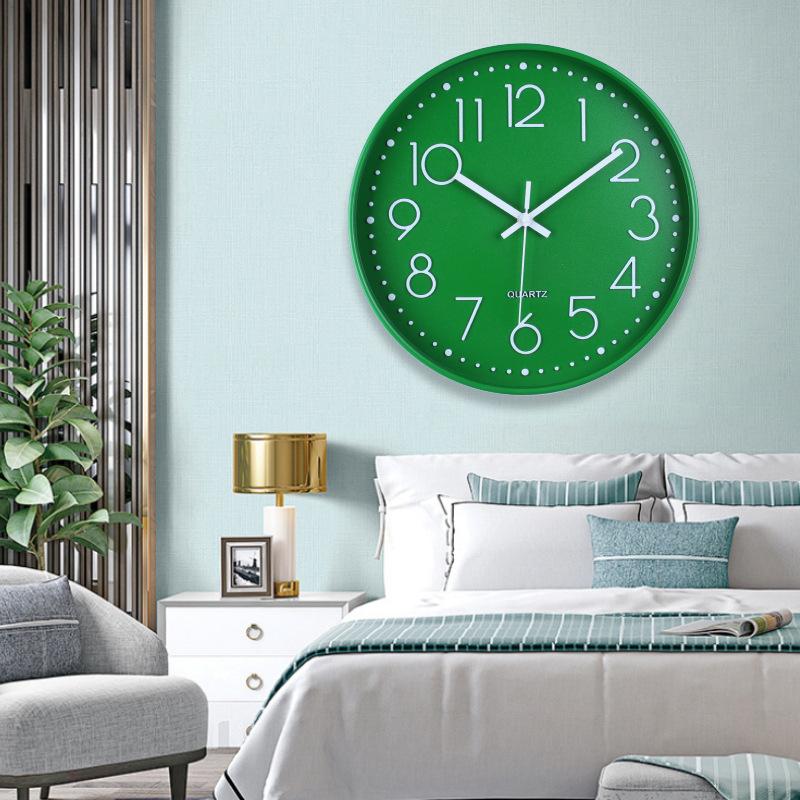 12-inch 30CM Silent Quartz Wall Clock Creative Fashion Home Living Room Clock Three-dimensional Simple Clock