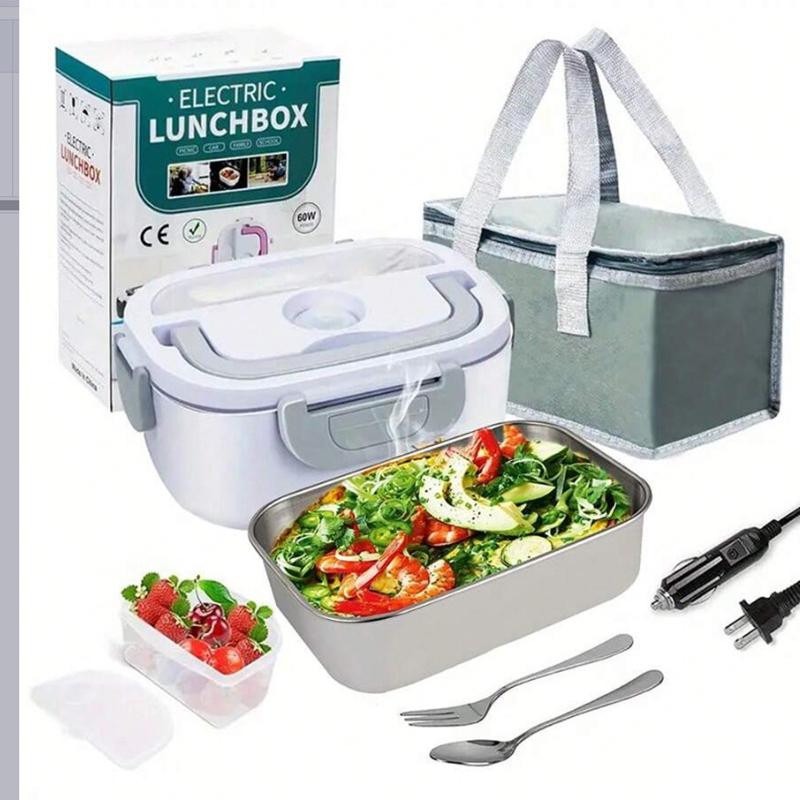 Lunch Box Food Warmer Portable Food Heater Car Home Proof Microwave Truckers