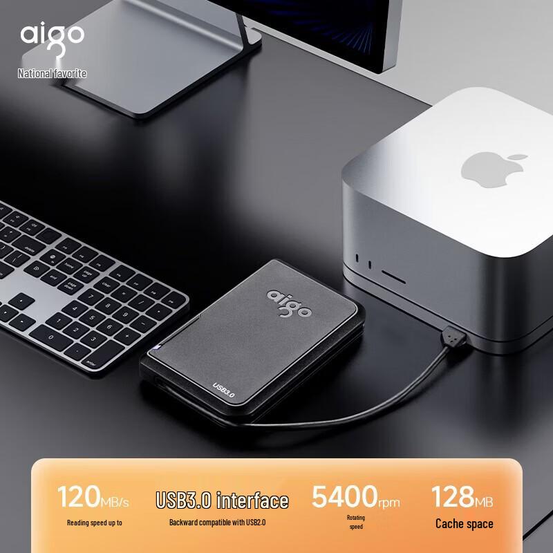 aigo HD806 4TB Portable USB3.0 External Hard Drive