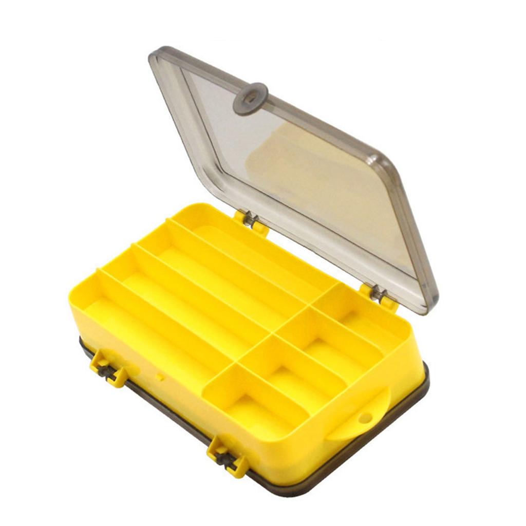 Double Sided Compartments Fishing Tackle Boxes Fishing Lure Box Fishing Bait Tackle Storage Case For Jewelry Beads Earring Hook