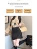 New Autumn/Winter 2025 Sequin Tweed High-Waisted Irregular Slim A-Line Skirt