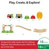 BRIO My First Beginner Set [18-Piece Set] 33727, Ages 18+ [Toy, Wooden Toy, Wooden Rail Set, Gift for Birthdays/Christmas]