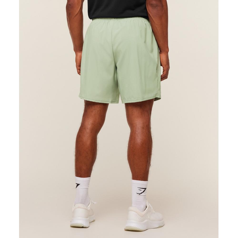 Gymshark Przybycie 7 Spodenki Gs Haze Green A2a1l Edc3