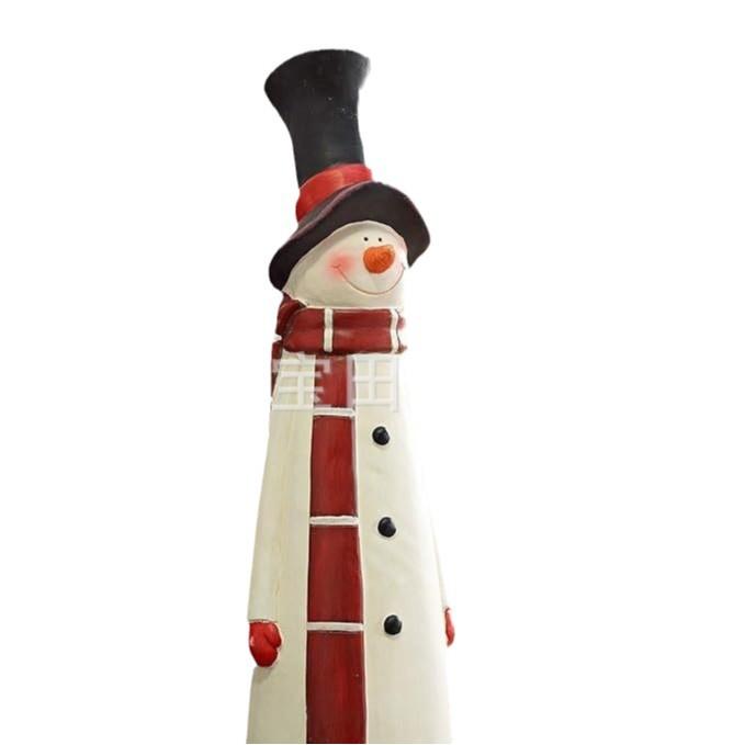 New Christmas Gifts Rudolph Ornaments Snowman Ornament Resin Crafts White Beard Santa Claus