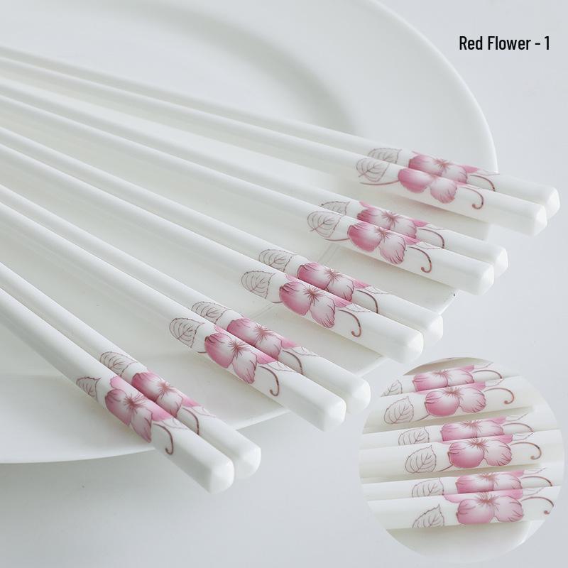 High-Temperature Resistant Ceramic Chopsticks - Mold-Proof & Easy to Clean, Chinese Style