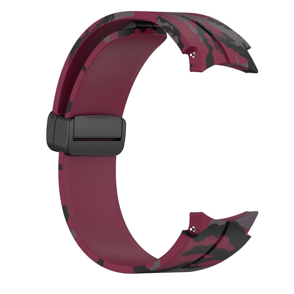 Camouflage Silikonarmband für Samsung Galaxy Watch 7/6/5/4 40mm 44mm/Classic 47mm 43mm Armband für Samsung Watch 5pro 45mm Band