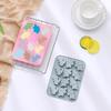 Forma de Gelo Bandeja de Silicone 12 Cavidades 3 Formas de Dinossauro Grau Alimentício Flexível Fabricante de Gelo Cubos de Gelo de Chocolate Molde para Fazer Bolo
