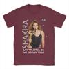Vintage Las Mujeres No lloran Shakira TShirts Unisex Crew Neck Cotton T Shirt Short Sleeve Tees Summer Tops
