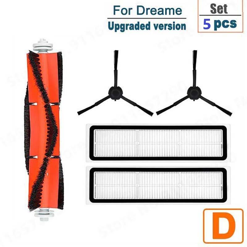 For Xiaomi Dreame D9 Bot L10 Pro Spare Parts Side Main Brush Filter Mop Cloth Robot Vacuum Cleaner Accessories Set For Home
