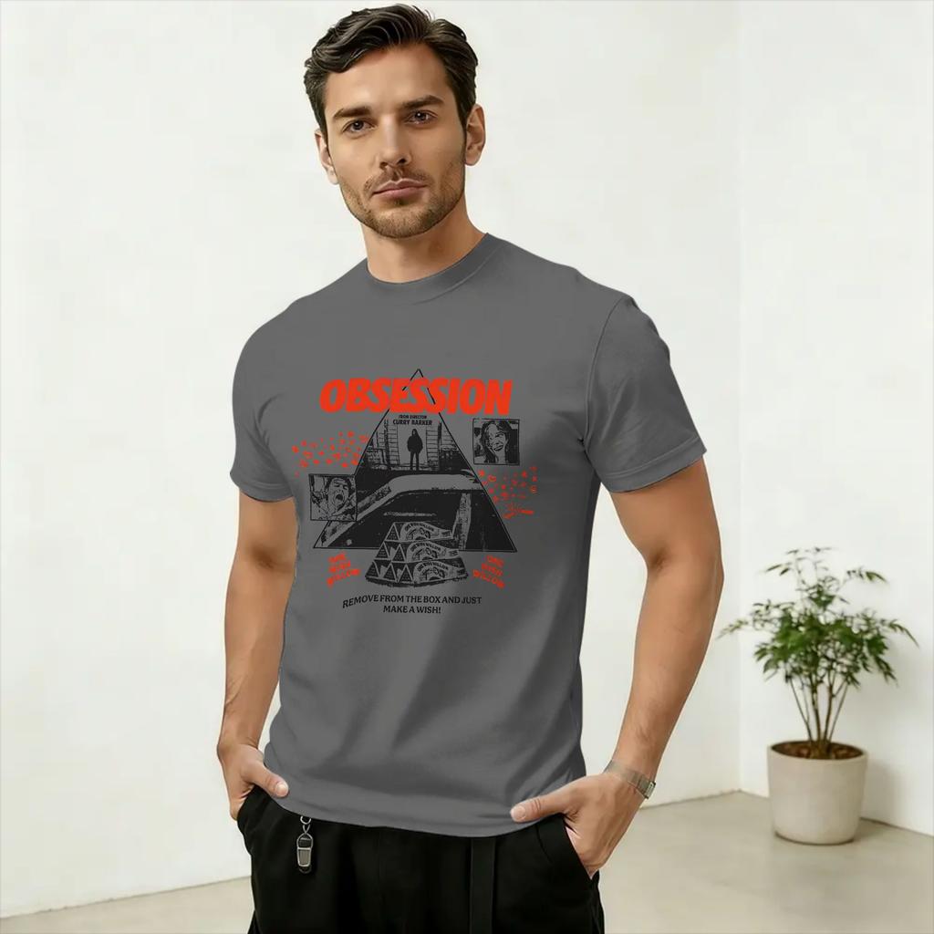 Obsession One Wish Weide T-Shirt Sommer Trend T-Shirts Unisex Baumwolle Rundhals Große Größen 5XL Top T-Shirts Kurzarm Lustiges T-Shirt