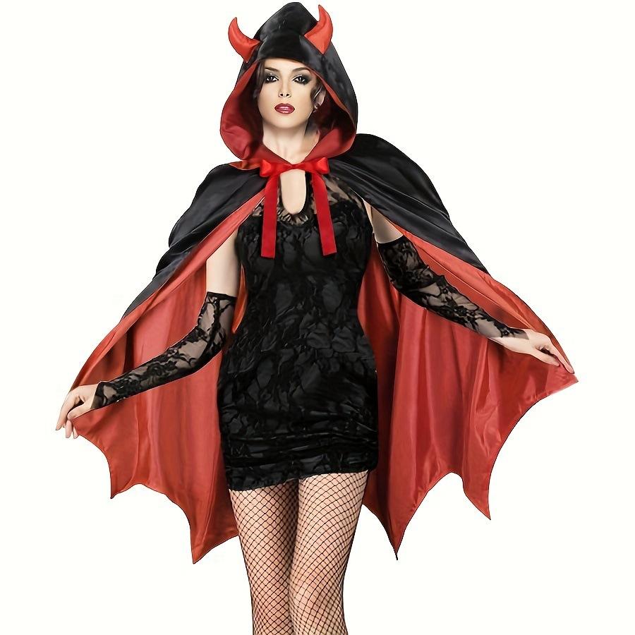 Vampir-Sensenmann Halloween Kostüm Umhang, geeignet für Mottopartys, Rollenspiele Bühnenauftritte, Feiertagsaufführungen