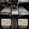 4pcs Car Floor Mats, Yellow Pineapple Design, 100% Material Fit For All Seasons Easy To Clean Washable Durability Interior Acc
