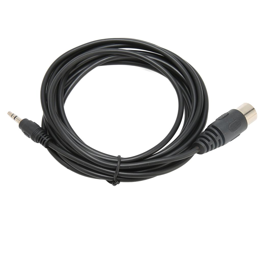 7 Pin Din Male to DC 3.5mm Male Cable Replacement Stereo MIDI DIN 7 Pin to 3.5mm Sound and Video Cable 9.8ft