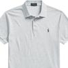 Polo Ralph Lauren Solid Color Logo Embroidered Slim Fit Short Sleeve Polo Shirt Men Tops Light-Gray MNPOKNI1N821738-020