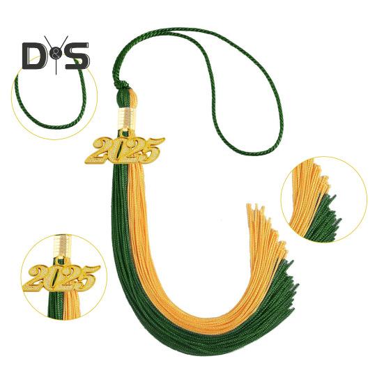 2025 Graduation Tassel 9-Inch Tassel with 2025 Year Charm Standard Tassel Class of 2025 Keepsake for Graduation Ceremonies Photos