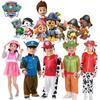 Kids Boys Paw Patrol Cosplay Costume Chase Marshall Skye Rubble Rocky Zuma Birthday Halloween Party Performance Set