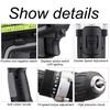 AC 100-240V 0-550r/min 0-1350r/min Cordless drill Double Speed Adjustment LED lighting 1/2Pcs Large capacity battery 35Nm 15-speed torque adjustment