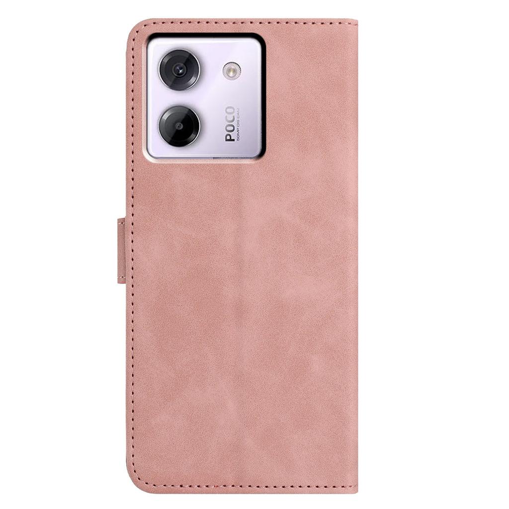 For Xiaomi Poco M7 Pro 5G Case Butterfly Flower Imprinted PU Leather Wallet Stand Phone Cover