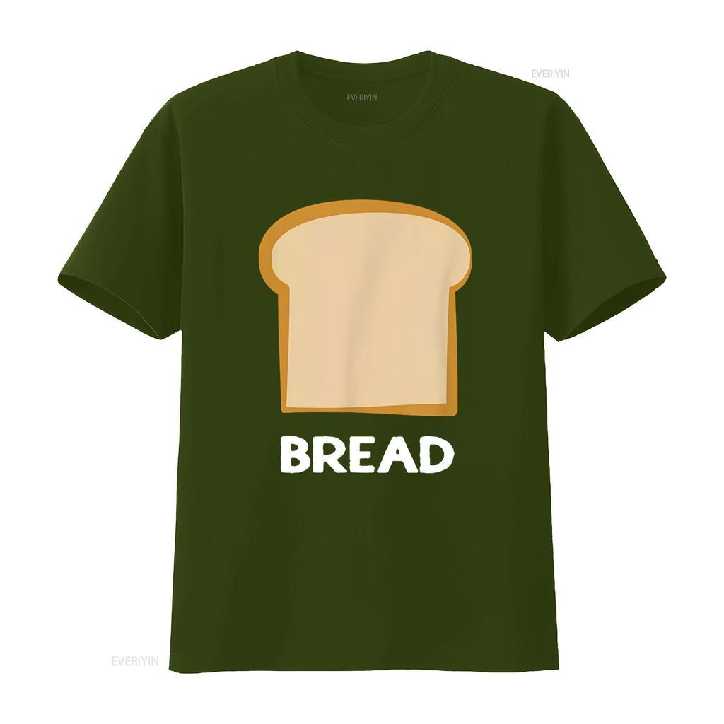 Bread Design Slice of T Shirt Vintage Washed Stretched Graphic Versatile Casual Unisex Top For Everyday Wear Soft Streetwear