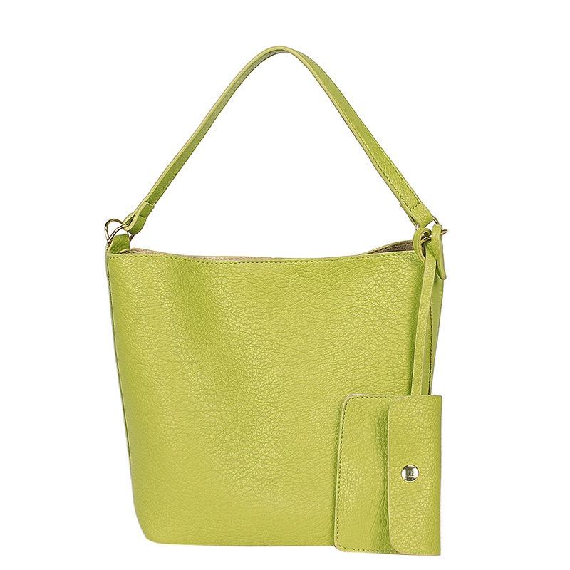 Premium Sense Niche Retro Bucket Bag Women's New Fashionable Versatile Large Capacity Shoulder Messenger Bag