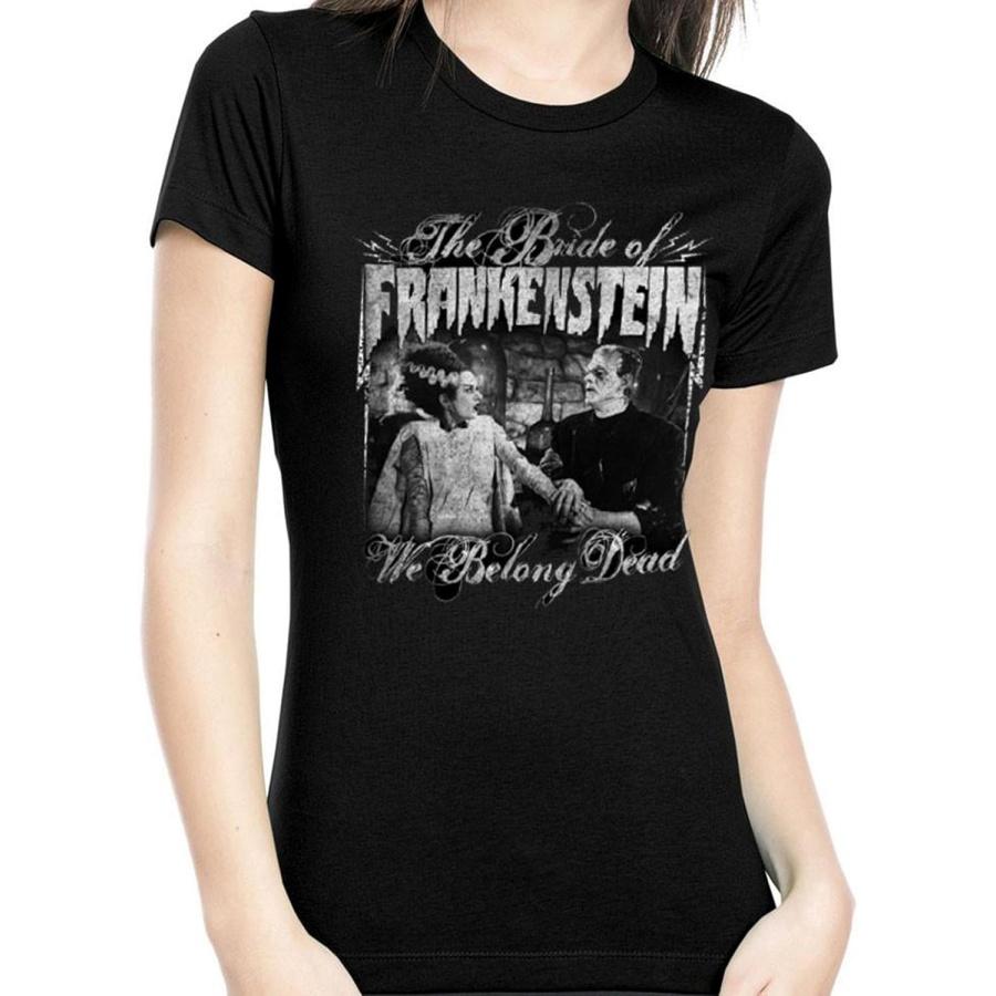 

Rock Rebel The Bride of Frankenstein Juniors We Belong Dead Tee T-Shirt XXXXXL різнокольоровий