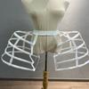 Crinoline Petticoat Polyester 4 Hoops Short Half Slip Underskirt for Girls Wedding Bridal Underskirt Slip