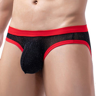 Clipo Briefs Black-Red - MenSexyWear - Sexy Briefs