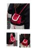 Cartoon Cat Lace Embroidered PU Backpack - Autumn/Winter Fashion Shoulder Bag for Girls