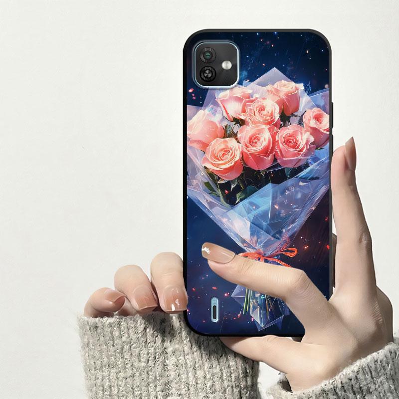 Flower For Wiko Y62 Plus Y82 Y81 Y62  Case Shockproof Soft Silicone For Wiko Y51 Y52 Back Cover TPU Phone Case Protective Fundas