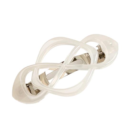 1/4Pcs Vintage French Hair Barrette Matte Finish Hair Clips Cross-Shaped Design Hair Styling Tool Hair Accessories