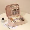 Makeup Organizer Travel Bag With Divider Oxford Fabric Portable Cosmetic Case For Women